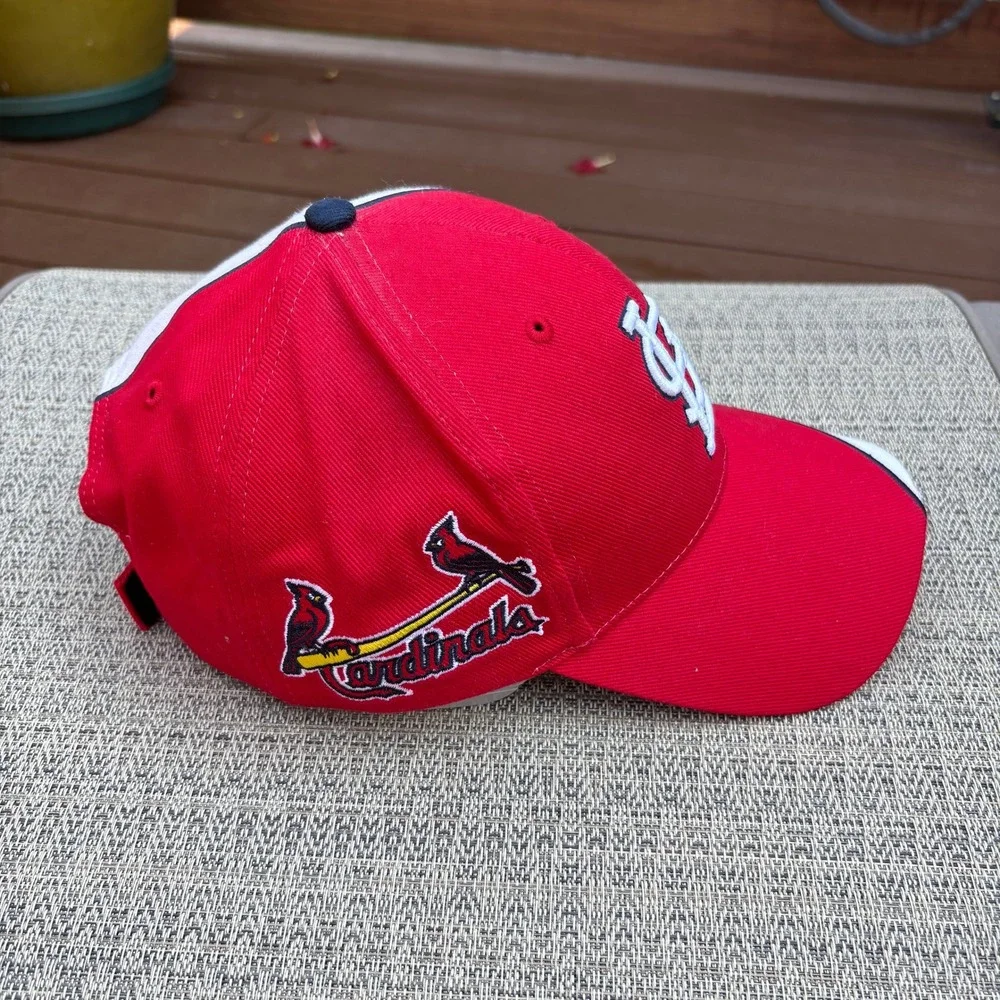 Twins Enterprise St Louis Cardinals Hat Mens OSFM Red White Good Adjustable Cap